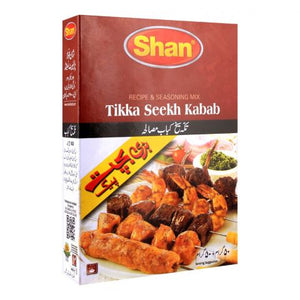 Shan Tikka Seekh Kabab Recipe Masala, Double Pack (4752068477013)