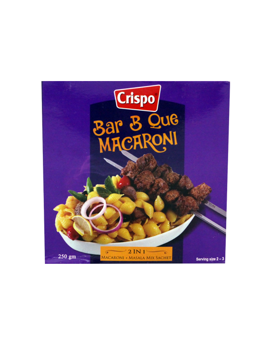 Crispo Macroni Bar B Que 250mg (4737586790485)