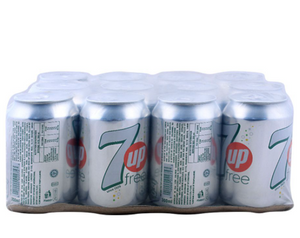 7UP Free Can (Local) 300ml, 12 Pieces (4804362731605)