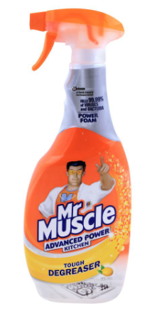 Mr. Muscle Degreaser, Advanced Power Kitchen Trigger, Lemon Fresh, 750ml (4807087554645)