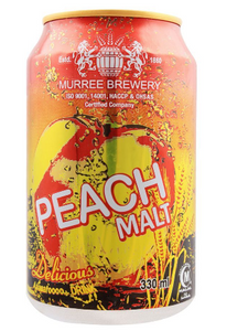 Muree Brewery Peach Malt, Can, 330ml (4804345888853)