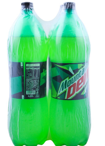 Mountain Dew 2.25 Liters, 4 Pieces (4804359127125)