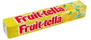 Fruit-Tella Chewy Candy, Lemon, 32.4g (4808643510357)