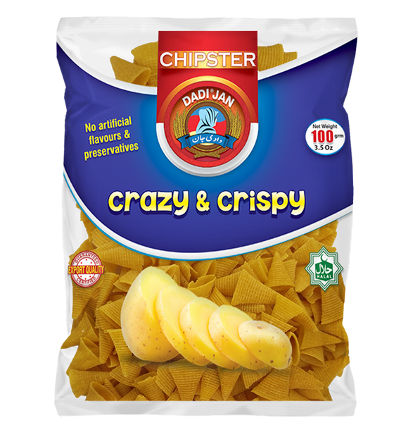 Dadi Jan Potato Chipster 100gm (4655471525973)