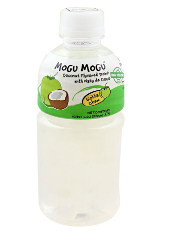 Mogu Mogu Coconut Flavored Drink, With Nata De Coco, 320ml (4803565912149)