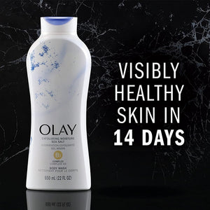 Olay Exfoliating Moisture Sea Salt Body Wash, 650ml